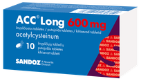 ACC LONG 600 mg effervescent tablets, 10 pcs.