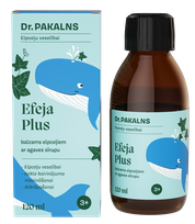 DR. PAKALNS Efeja Plus ar agaves sīrupu balzams, 120 ml