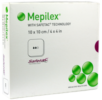 MEPILEX  10х10 см перевязочный материал для ран, 5 шт.