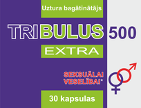 TRIBULUS 500 Extra capsules, 30 pcs.