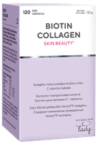BIOTIN COLLAGEN Skin Beauty tabletes, 120 gab.