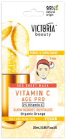 VICTORIA BEAUTY Age Pro Vitamin C auduma sejas maska, 20 ml