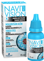 NAVIVISION Plus Tired Eye eye drops, 15 ml