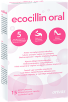 ECOCILLIN  Oral kapsulas, 15 gab.