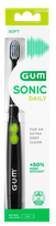 GUM Sonic Daily Power Soft (черная) электрическая зубная щетка, 1 шт.