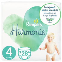 PAMPERS Harmonie 4 (9-14 kg) diapers, 28 pcs.