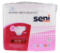 SENI Super Quatro Large diapers, 10 pcs.