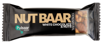 PULSAAR NUTRITION With White Chocolate Coating, Assorted Nuts, Sea Salt, Cranberries bar, 40 g