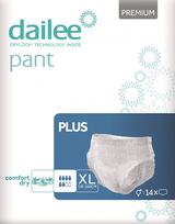 DAILEE Premium Pant Plus XL biksītes, 14 gab.