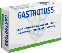 GASTROTUSS Anti-reflux košļājamās tabletes, 24 gab.
