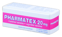 PHARMATEX tabletes 20 mg, 12 gb.,