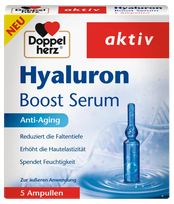 DOPPELHERZ Hyaluronic Boost Serum ampoules, 5 pcs.