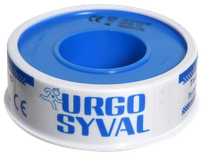 URGO  Syval 5 m x 1,25 cm auduma leikoplasts rullī, 1 gab.