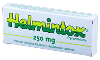 HELMINTOX 250 mg tabletes, 3 gab.