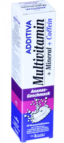ADDITIVA Multivitamin + Mineral + Coffeine putojošās tabletes, 20 gab.
