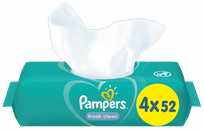 PAMPERS Fresh Clean wet wipes, 208 pcs.