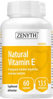 ZENYTH Vitamīns E kapsulas, 60 gab.