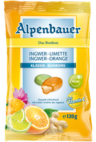 ALPENBAUER Ingwer- Limette- Orange BIO candies, 120 g