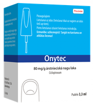 ONYTEC 80 mg / g medicinal nail polish, 1 pcs.