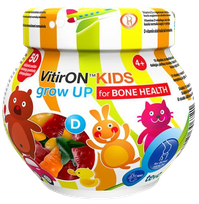 VITIRON Kids Grown UP (4+г.) для здоровья костей жевательные пастилки, 50 шт.