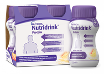 NUTRICIA Nutridrink Protein ar sildošā ingvera un tropisko augļu garšu 125 ml, 4 gab.