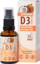 UNIFARMA PREMIUM D3 vitamīns 4000 SV sprejs, 30