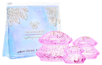 CRYSTALLOVE Pink CrystalCup for Body komplekts, 1 gab.