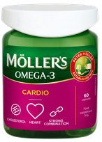 MOLLERS Omega-3 Cardio kapsulas, 60 gab.
