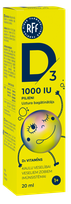 RFF D3 1000 IU pilieni, 20 ml