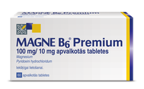 MAGNE B6 Premium (Magnijs) 100 mg/10 mg таблетки в оболочке, 60 шт.