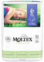 MOLTEX Eco Pure & Nature 6 XL (16-30 kg) autiņbiksītes, 21 gab.