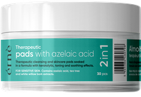 ERNE Therapeutic 2 in 1 Azelaic Acid attīrošie spilventiņi, 30 gab.