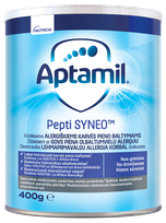 APTAMIL   Pepti Syneo 0+ piena maisījums, 400 g