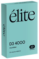 ELITE D3 4000 SV kapsulas, 60 gab.