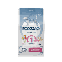 FORZA10 Monodiet Mini Adult Ar Cūku Un Kartupeļiem, Suņiem sausā barība, 1.5 kg