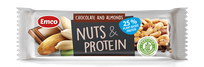 EMCO Chocolate And Almonds Nuts & Protein батончик, 40 г