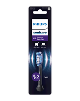 PHILIPS Sonicare Premium Gum Care (black) electric toothbrush heads, 2 pcs.
