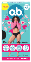 O.B. M/L menstrual panties, 1 pcs.