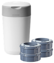 TOMMEE TIPPEE Twist&Click 4 cassettes + nappy disposal system, 1 pcs.