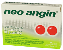 NEO-ANGIN without sugar lozenges, 24 pcs.