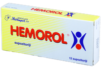 HEMOROL supozitoriji, 12 gab.