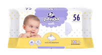 HAPPY   Panda Soft wet wipes, 56 pcs.