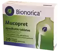 MUCOPRET tabletes, 20 gab.