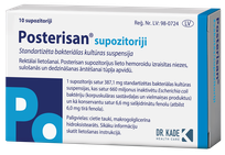 POSTERISAN supozitoriji, 10 gab.