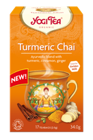 YOGI TEA Kurkumas tēja maisiņos, 17 gab.