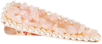 CRYSTALLOVE Rose Quartz заколка, 1 шт.