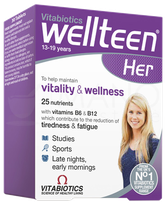 WELLTEEN  Her Vitality&Wellness tabletes, 30 gab.
