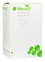 MESOFT   10x10 cm sterilas ķirurģiskās salvetes, 150 gab.