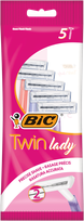 BIC 2 Twin Lady razor, 5 pcs.