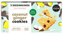 THE BEGINNINGS Coconut Ginger  cookies, 80 g